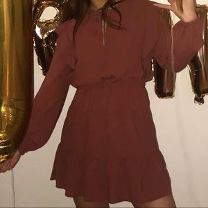 Aritzia (TNA) Long Sleeve Dress (ONLY WORN ONCE)